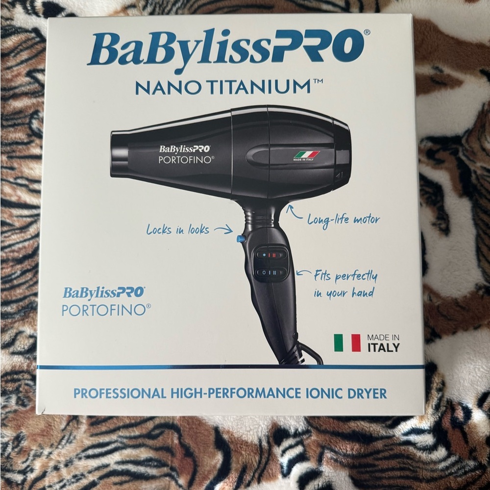 BaBylissPRO Nano Titanium Black Hair Dryer